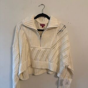 STAUD Women's Cream Sweater NWT